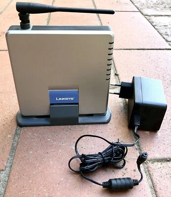 Router ADSL Wireless G - LINKSYS CISCO completo di ALIMENTATORE - Immagine 1 di 4