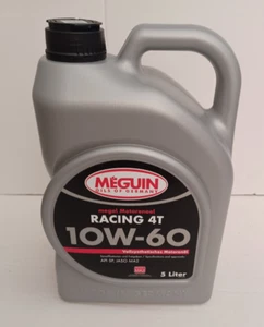 Aceite de motor 7,58 €/l Meguin Megol RACING SAE 10W-60 5 L JASO MA2 API SP - Imagen 1 de 1