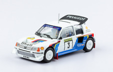 WRC Peugeot 205 Turbo 16 1985 Salonen-Harj Rare Rally Diecast Car 1:43+Magazine