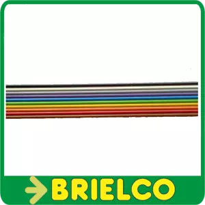 CABLE PLANO PARA CONECTOR 10 VIAS MULTICOLOR POLICOLOR CINTA 3 METROS BD7894 - Imagen 1 de 1