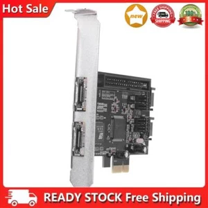 PCI-E PCIe zu 2 Ports SATA IDE eSATA Erweiterungs-RAID-Controllerkarten JMB363 D - Zdjęcie 1 z 8