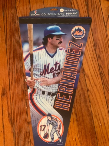 NY METS 7/9/22 KEITH HERNANDEZ PENNANT RETIRED NUMBER 2022 WORLD SERIES 1986 DAY Cover