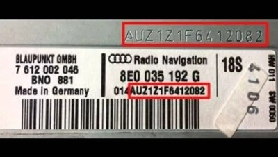 🔑 AUDI / Volkswagen / SEAT / Skoda Radio Code – ANY MODEL - Image 1 of 3