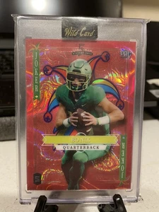 2023 Bo Nix RC 1/1 Joker Wild Card-SSP Holo Lava National Exclusive Car-Broncos - Picture 1 of 2