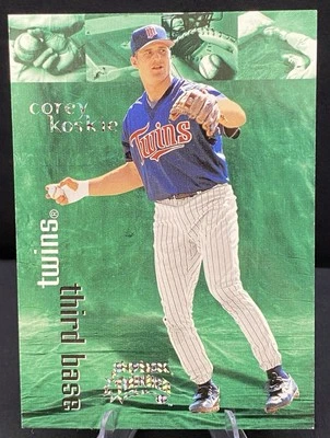 1999 SkyBox Thunder Corey Koskie Rave /150 #81 Rare SP Baseball Card Foto 1 de 2