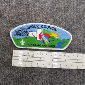 Sioux Council 1989 National Jamboree CSP Patch South Dakota Minnesota Ohio - Bild 1 von 2