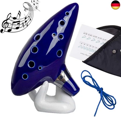 Zelda Ocarina,OASMU 12 Loch Legende von Zelda Ocarina der Zeit, Zelda Alto C - Bild 1 von 4