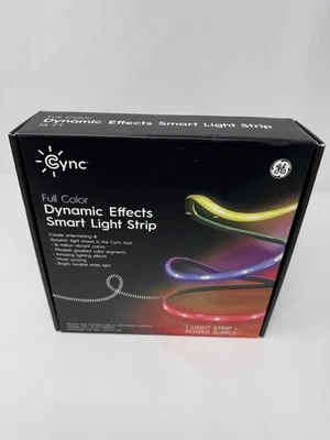 Nueva tira de luz inteligente Seal GE Cync efectos dinámicos a todo color 16 pies + fuente de alimentación Foto 1 de 4
