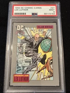 1992 DC Cosmic Cards Lex Luthor #27 PSA 9 - Picture 1 of 2