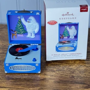 2019 Hallmark A Holly Jolly Christmas Ornament - Rudolph The Red-Nosed Reindeer - Bild 1 von 11