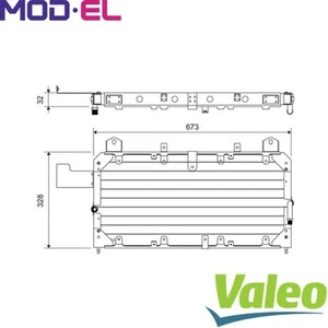 CONDENSER AIR CONDITIONING 814062 FOR LAND ROVER DISCOVERY RANGE 37L36D 3.9L - Picture 1 of 6