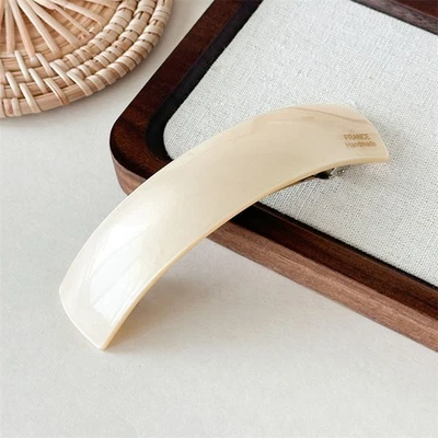 Horquilla de una palabra de acetato de arco ácido acético clip de resorte accesorios para el cabello☾ Foto 1 de 4