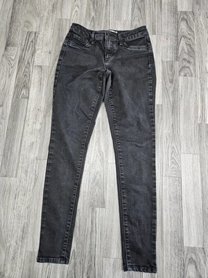 Jessica Simpson Jeans Womens 26 Black Kiss Me Super Skinny Stretch Denim Pants - Image 1 of 4