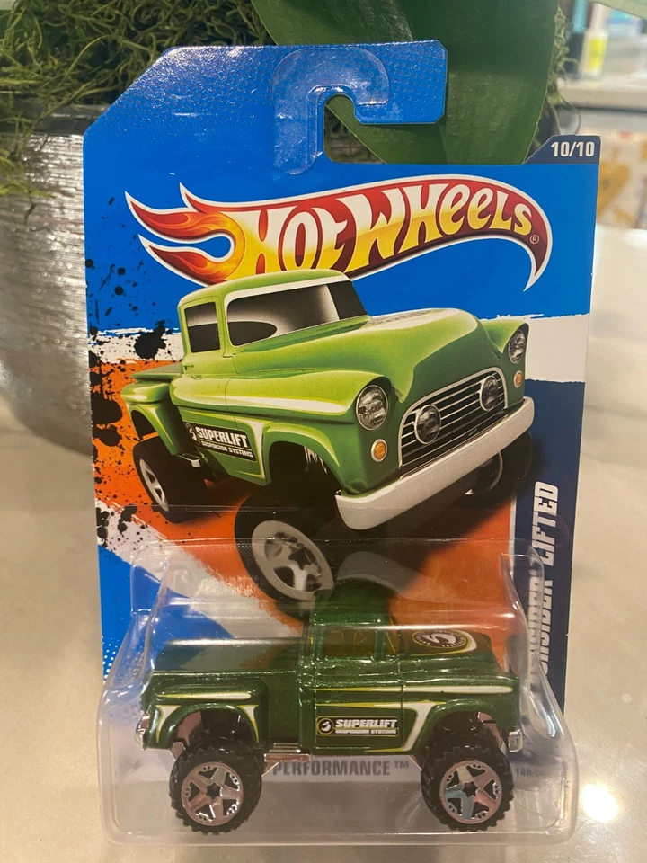 2011 Hot Wheels '56 FLASHSIDER Sollevato HW Performance 10/10 Verde - Immagine 1 di 1