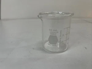 Kimax N0. 14000 -50 mL Beaker Lab Measuring Glass - Picture 1 of 3