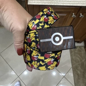 Pokémon belt Pikachu adjustable buckle down - Picture 1 of 6