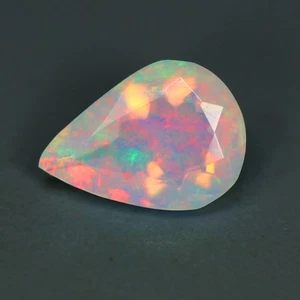 0.44 Cts_Stunning Color Play_100 % Natural Untreat Multi-Color Flash Welo Opal - Picture 1 of 3