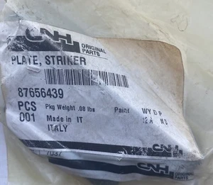 OEM Case New Holland Tractor Plate Striker 87656439 (44911574) - Picture 1 of 5