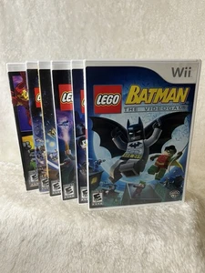 Nintendo Wii LEGO Batman 1 2 Harry Potter Star Wars Complete Saga Marvel Lot - Picture 1 of 18