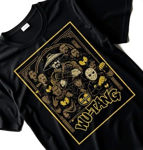 Wu-Tang Clan T-Shirt Retro Hip-Hop Tribute Tee Rap Graphic Shirt Unisex S-4XL - Picture 1 of 10