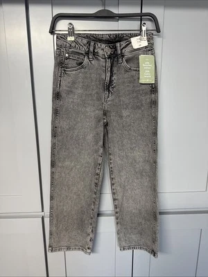 Pantalones de mezclilla holgados de pierna ancha para niñas H&M cintura ajustable talla US 8 NUEVOS CON ETIQUETAS Foto 1 de 4