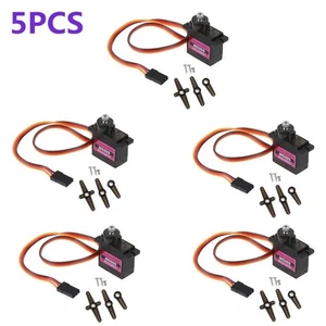 5 Stk MG90S Metal Gear High Speed Micro Servo für RC Helicopter Boat Auto Robot - Bild 1 von 9