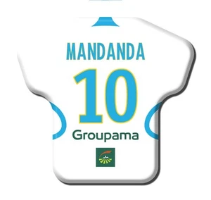 Calamita Simile a T-Shirt Calcio Stagione 2007/2008 Marseille 30 Steve Mandanda - Picture 1 of 9