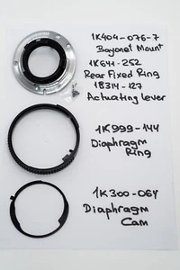 NIKON AF-D 24mm f/2 BAYONET MOUNT & DIAPHRAGM RING ASSEMBLY Genuine Repair Part - Imagen 1 de 6