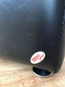 Sgabello sedile design Kare Trendy 70356 ecopelle nero NUOVO - Foto 1 di 2