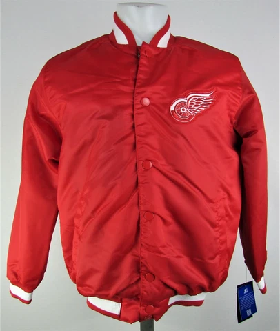 Detroit Red Wings NHL G-III Women's Full- Button Bomber Jacket Cover