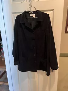 CHEROKEE WOMENS LIGHT WEIGHT JACKET / 20W / stretch / NWT / Black / - Picture 1 of 4