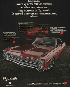 Plymouth - 1968 - Fury - Pubblicità di auto d'epoca - Foto 1 di 1