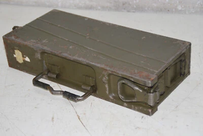 Bundeswehr Munitionskiste MG Gurtkiste Gurtkasten BW Patronenkiste Kiste Kasten - Bild 1 von 4