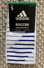 Adidas Youth Soccer Team Speed II Performance Socks Kids Size 13C-4Y White Blue