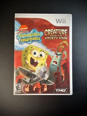 Spongebob Squarepants Creature From The Krusty Krab Nintendo Wii Game 2006 - Image 1 of 3