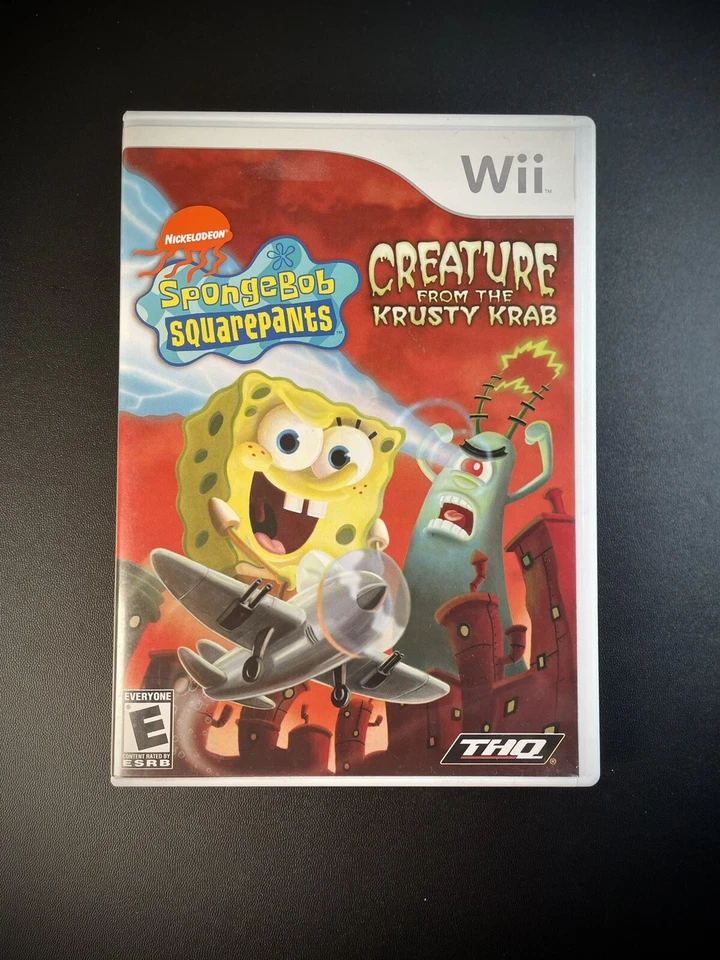 Spongebob Squarepants Creature From The Krusty Krab Nintendo Wii Game 2006 - Image 1 of 3