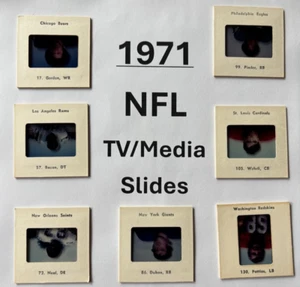 1971 NFL TV/MEDIEN DIAS 2,99 $ je VIELE VERSCHIEDENE SIE WÄHLEN AUS! - Bild 1 von 5