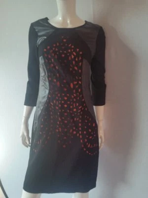 BiBA Kleid Lederoptik  Rocking Colors black*Gr.36--UK10**UVP Euro 129,95*****NEU - Bild 1 von 4