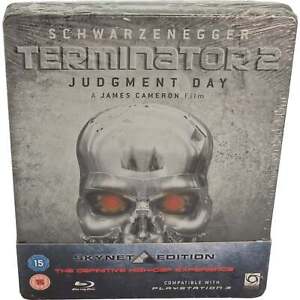 Terminator 2: Judgment Day Blu-Ray Steelbook UK Import Skynet Edition 2009 Area