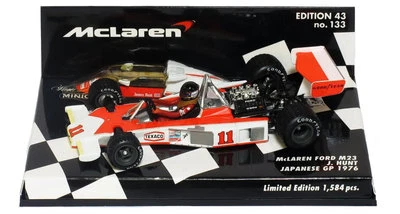 Minichamps McLaren M23 Japanese GP 1976 World Champion - James Hunt 1/43 Scale - Image 1 of 2