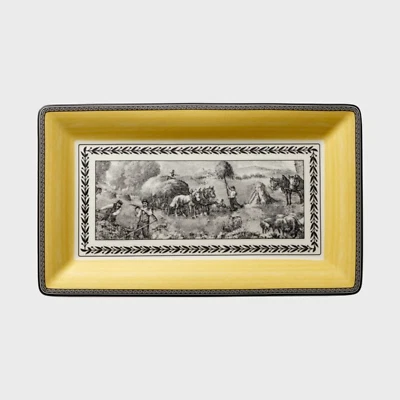 Villeroy & Boch Audun Chase Rectangular Plate 12.6 in - Image 1 of 4