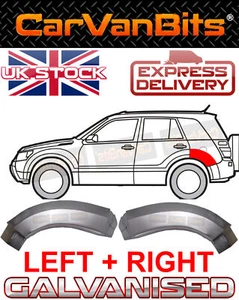 PARA SUZUKI GRAND VITARA 05-12 5D CARROCERÍA REPARACIÓN ARCO RUEDA TRASERO PANEL EXTERIOR MEDIO X2 - Imagen 1 de 9