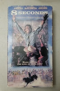 8 Seconds  on VHS Tape  Luke Perry  Stephen Baldwin  Cynthia Geary Rodeo Western - Picture 1 of 4