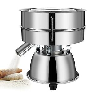 Automatic Sieve Shaker Stainless Steel Electric Flour Sifter Vibrating Machine