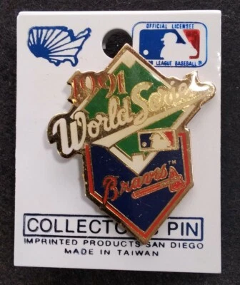 Atlanta Braves World Series Vintage 1991 Official MLB  - Image 1 of 4