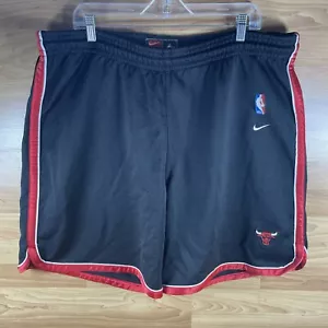 Pantalones cortos de práctica Chicago Bulls Nike Team NBA Authentics para hombre negros/rojos talla XXL - Imagen 1 de 18
