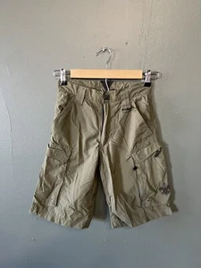 Boys Scout Of America Uniform Canvas Shorts Green Cargo Cotton Youth Large - Picture 1 of 3