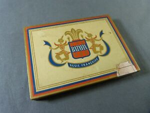 BATAVIA Boîte de cigares métallique vide 10 cigares années 50