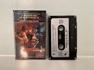 Nightmare On Elm Street 2 Motion Picture Soundtrack Cassette Freddy Krueger 1986 - Image 1 of 4