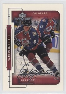 1999-00 Upper Deck MVP Silver Script Sandis Ozolinsh #56